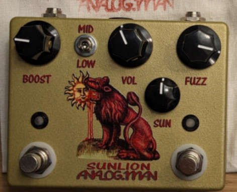 Analogman Sunlion (very low gain)