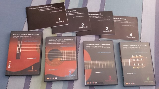 4 DVDs Flamenco Guitar in 48 lessons / José Manuel Montoya