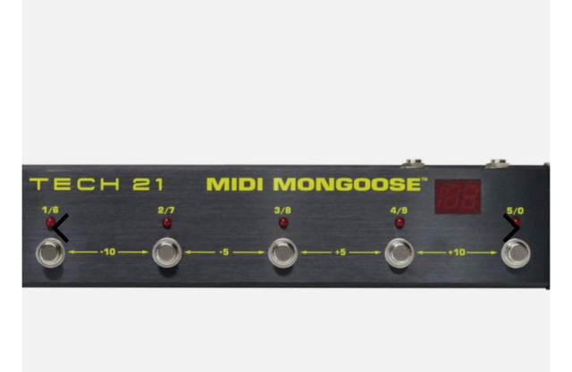 Pedalera MIDI tech 21 moongose