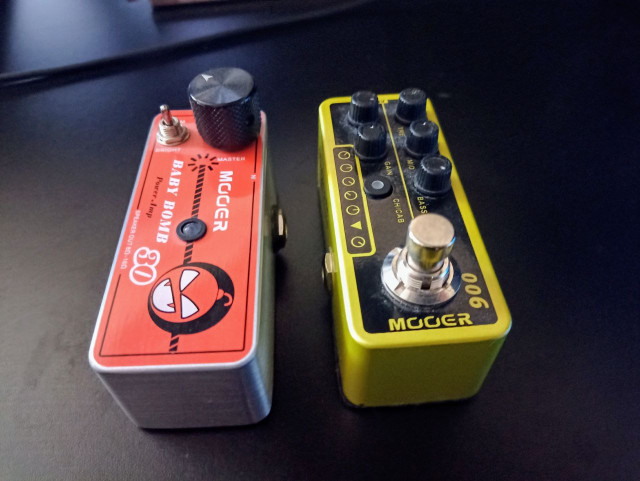 Pedales MOOER - US Classic Deluxe y Micro Bomb (vendo juntos)