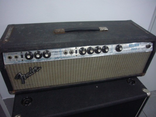 Cabezal Fender Bassman 100 Silverface
