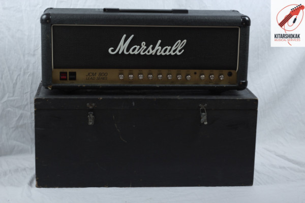 MARSHALL JCM800 2205 SPLIT CHANNEL 1987 YEAR + WOOD BOX