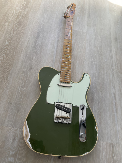 Cidre Telecaster Custom Olive Drab Relic