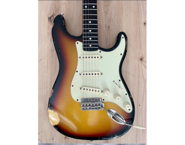 Stratocaster MJT + Allparts - Partcaster Relic Sunburst