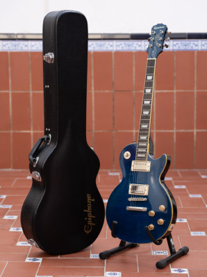 Epiphone Les Paul Tribute Plus Outfit Midnight Sapphire