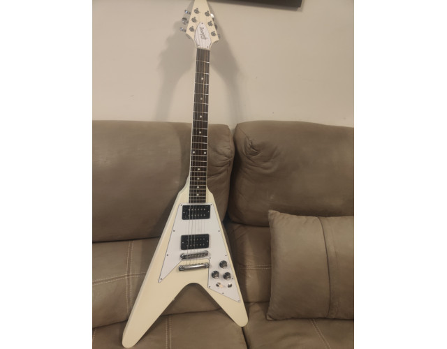 Gibson flying v 70's classic White 2024