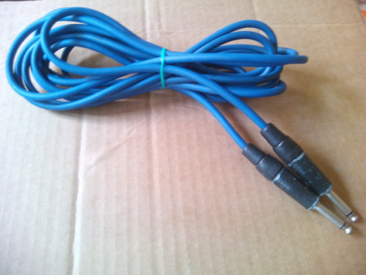 CABLE JACK 6,35 A JACK 6,35 MM. 3 MTRS Profesional (Dos disponibles)