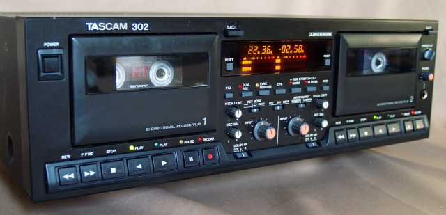 Tascam 302 Professional Dual Cassette Deck