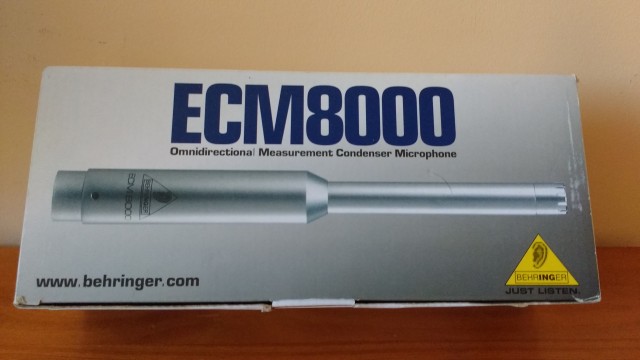 Behringer ECM800 micro medición