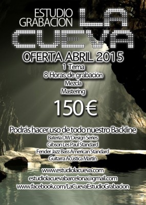 Oferta grabación en "La Cueva" de Barcelona