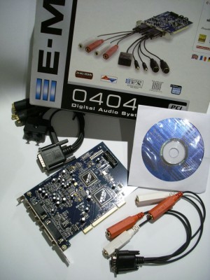Tarjeta de sonido EMU 0404 PCI