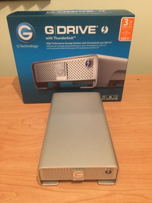 Disco duro G-Drive 3TB con Thunderbolt y USB 3.0
