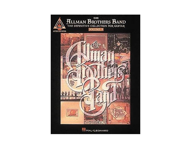 Allmans Brothers - The Definitive Guitar Transcriptions vol. 3