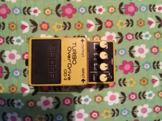 Pedal Overdrive "Boss Turbo Overdrive od-2"