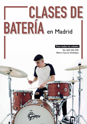 Clases de batería en Madrid para todas las edades