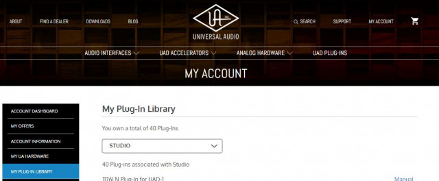 UNIVERSAL AUDIO UAD2 - 40 Plugins - REBAJÓN!!!