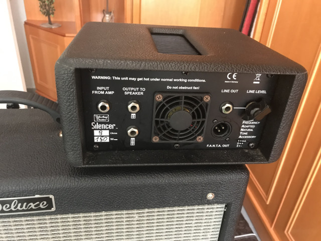 TAD Silencer 8 Ohms Black ( Atenuador de potencia) VENTA SOLO EN CERCANÍAS