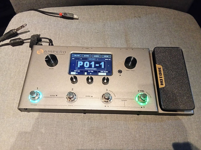 Pedalera Hotone MP-100 Ampero Amp Modeler