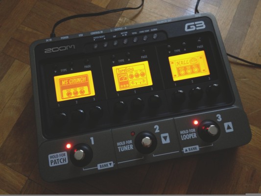 Zoom G3 pedal multiefectos. (envio gratuito)