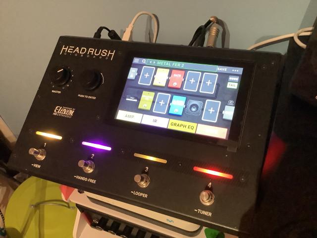 HEADRUSH gigboard con packs de presets ENVÍO INCLUIDO