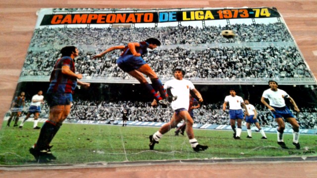 Album de cromos Campeonato de liga 1973-74 Fher Disgra