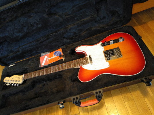 Fender Telecaster am deluxe (aged cherry sunburst_2012)