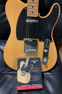 Squier Telecaster Classic Vibe con mejoras