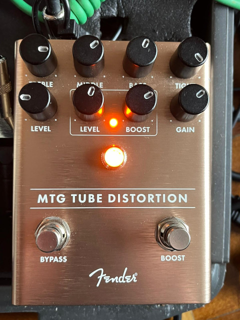 Pedal guitarra eléctrica Fender MTG Tube Distorsion