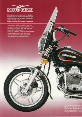 CAMBIO POR GUITARRA - 3000€ - MOTOCICLETA CLÁSICA "MOTO GUZZI" V65 CUSTOM CALIFORNIA DE 1984 - 650cc