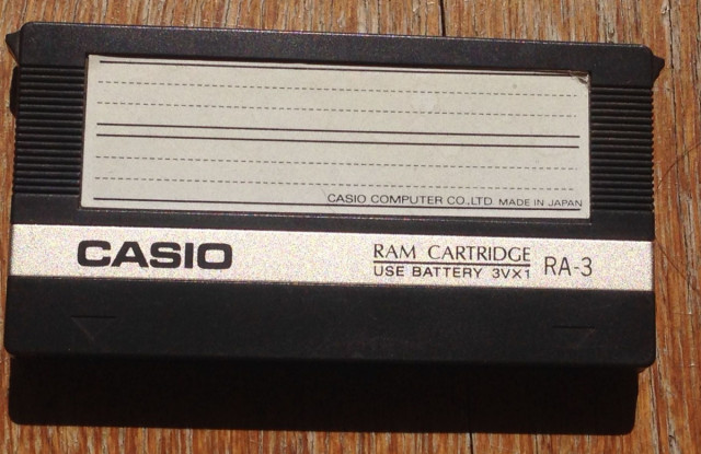 CASIO RA-3 cartucho de memoria