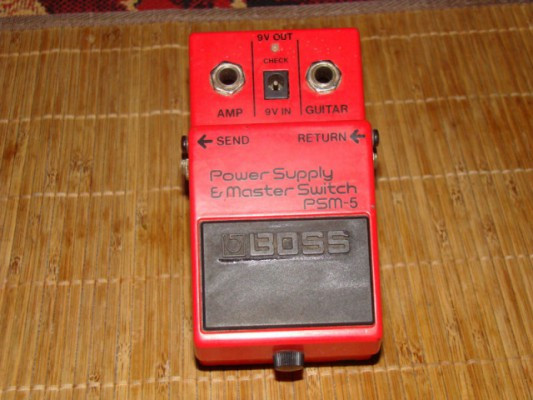 Boss PSM-5 Power Supply/Master Switch -Cambios: clon tubescreamer