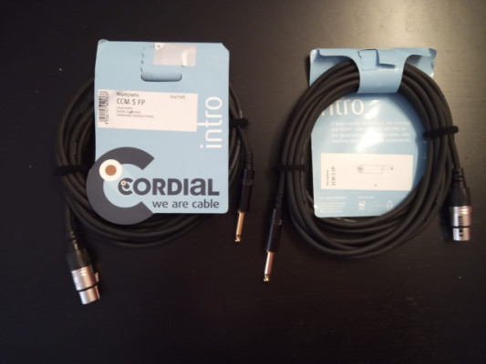 2 Cables Cordial CCM 5 FP