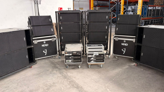 Equipo bi-amplificado ACTIVO NEXO GEO-S12 + RS18 + amplificación