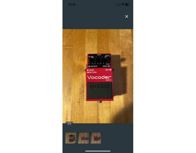 BOSS VO-1 Vocoder