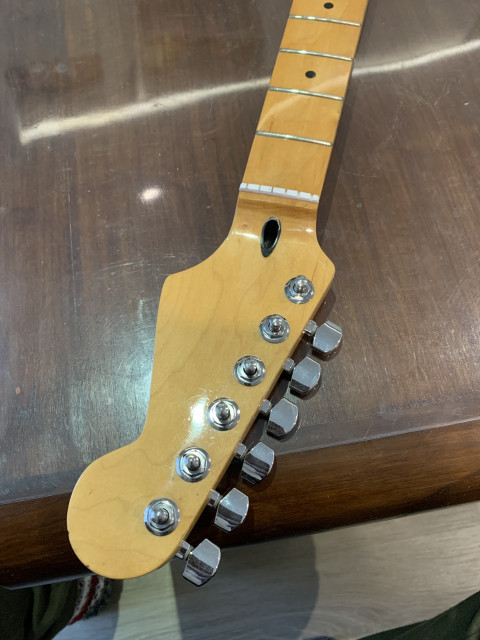 Mástil strato partscaster con clavijero Fender USA