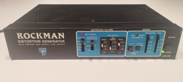 Rockman Distortion Generator- Año 1987- Buen estado y funcionamiento.