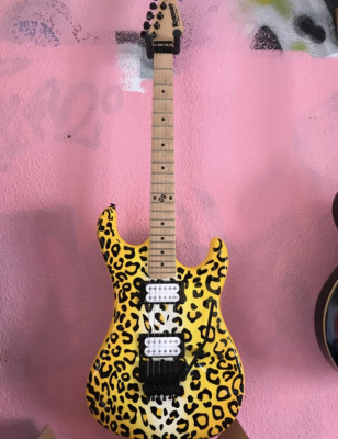 Kramer Ltd Satchel Pacer Vintage Yellow Leopard