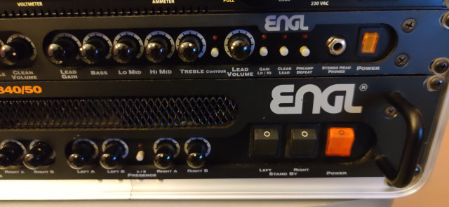 Engl e530 + Engl e840/50 Power amp + rack de 4u