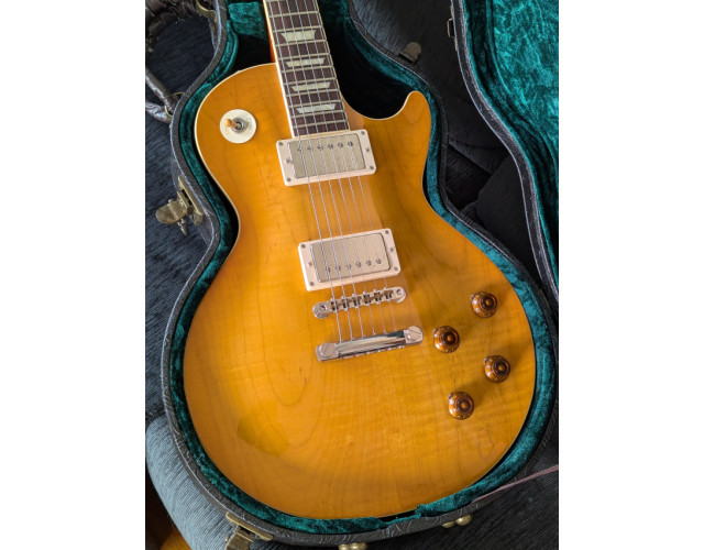 Tokai Premium Love Rock LS150F-3A Honey Burst Flame Top