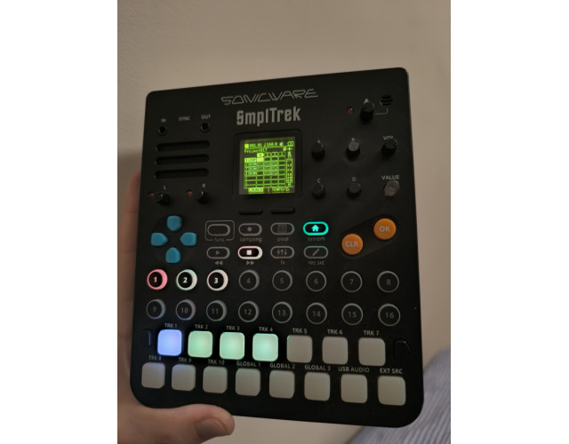 O cambio Sonicware smpltrek