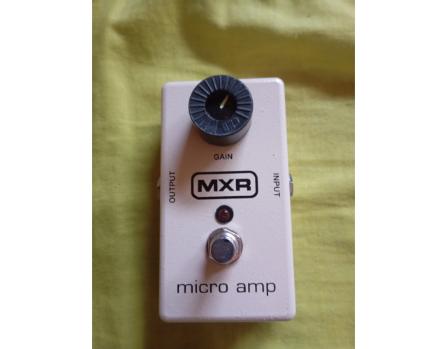 pedal booster para guitarra mxr micro amp