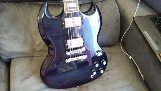 Gibson USA SG 120 Anniv. - Min-Etunes - Midnight Manhattan Blue