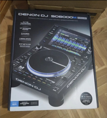 Reproductor multimedia  Denon DJ SC6000M Prime plato motorizado