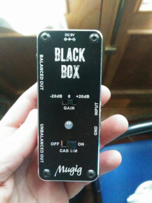 Mugig Black box, caja DI formato pedal mini