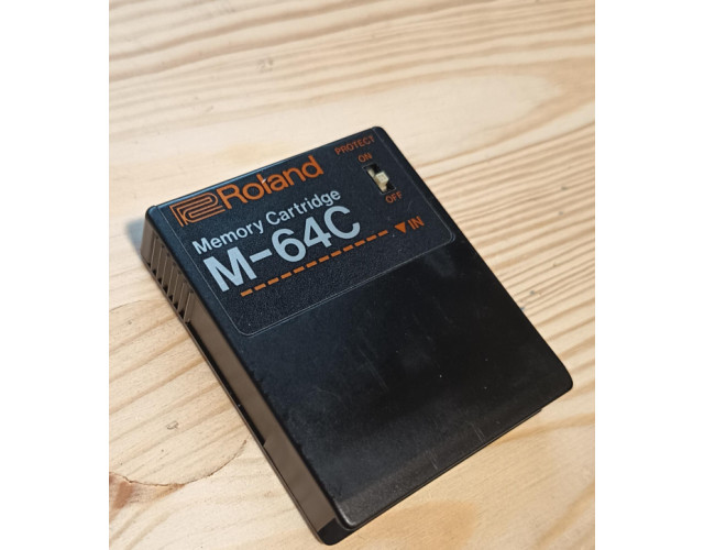 cartucho memoria roland m-64c