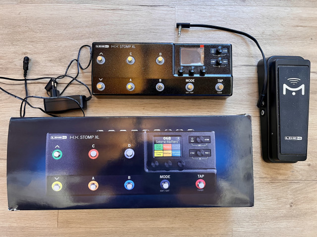 Line6 HX XL stomp con Mission SP1-L6