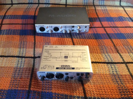 Tarjetas de sonido M-Audio Firewire 410 y Edirol UA 25