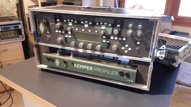 Kemper Profiler Rack BK + Remote + Flight Case