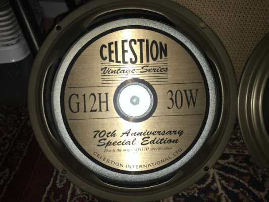 Pareja Celestion G12H30 16ohm 70 aniversario..