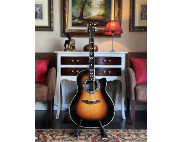 MINT Ovation Custom Legend (1869-1) Cutaway vintage sunburst (1990)